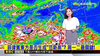 「薇帕」遠離！ 外圍環流+低壓帶 東部仍局部豪雨  【樺仙氣象】@newsebc