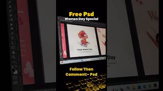 Happy woman’s day special free PSD files