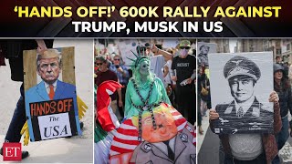 ‘Hands Off!’ Trump and Musk policies face protest as 600,000 rally across US