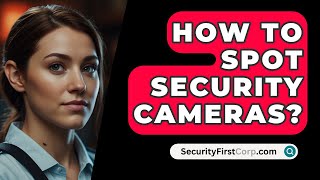 How To Spot Security Cameras? - SecurityFirstCorp.com