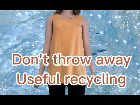 How to sew a dress from a handy towel. Simple - save money.