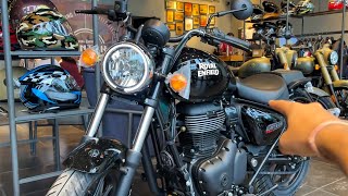 2025 All New ROYAL ENFIELD Meteor 350 BS7 Dark Edition Full Review