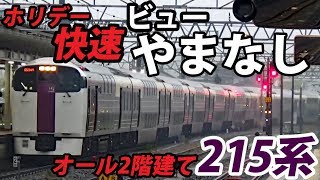 [Green Car] All-two-story Holiday Rapid View Yamanashi Kobuchizawa to Shinjuku Journey Report
