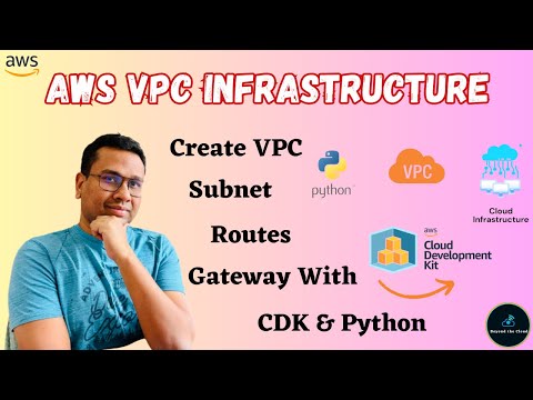 Create AWS VPC Infrastructure with AWS CDK & PYTHON | Subnets, Route Tables, Gateway, NAT with CDK