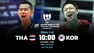 THA VS KOR I F 7-8 I 2ND ASIAN MEN'S U16