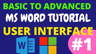 Introduction to Microsoft Word User Interface || MS WORD CLASS 1 || sv tech knowledge