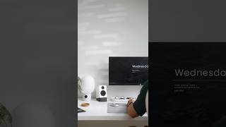 Desktop clock with Jax Core #desksetup #homeoffice #minimalsetup