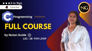 LEC: 28  FOR LOOP #forloop #nutanguide #education #programminglanguage #coding
