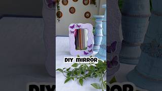 Aesthetic Mirror DIY from Waste #diy #craft #aesthetic #mirror
