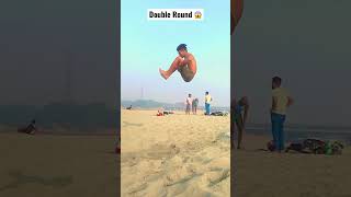 Front Flip ( Double Round) #flip #frontflip #gymnastics #viral #shorts #youtube #stunt #backflip