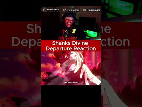 FIRST TIME WATCHING Shanks Divine Departure reaction. FULL REACTION ON MY PAGE #onepiece #luffyanime