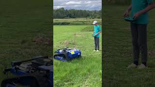 RC Mower very cool👌#rcmower #aliexpress #ireland