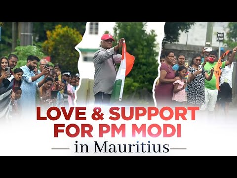 PM Modi in Mauritius – A welcome like never before!