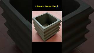 Pot making Idea #art #trending #viral #diy #shorts #youtubeshorts  #cementing #cement