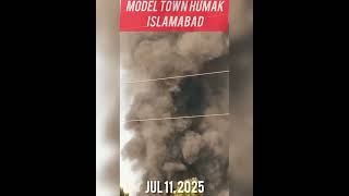 Factory fire in Model Town Humak - #Alertistan | #Islamabad | #FireAlert