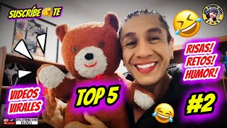 🔝TOP 5 VIDEOS VIRALES No  2 🧸 #retos #juegos #risas #humor #jotaxtremoduro #blogs 😂 #viral