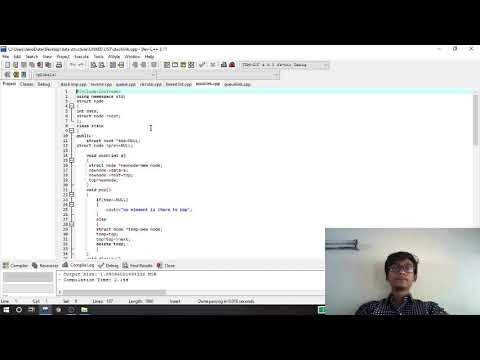 Application of stack and queue