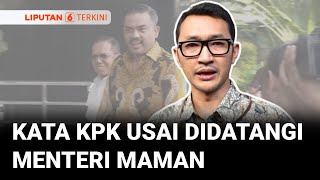 KPK Pelajari Dokumen yang Diberikan Menteri UMKM, Maman Abdurrahman Soal Istrinya Pergi ke Eropa