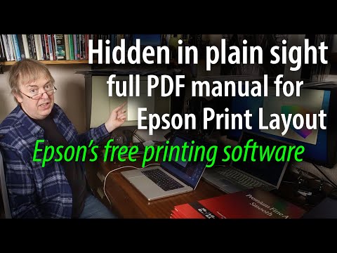 How to find the hidden manual for Epson Print Layout [EPL] High quality printing for Epson printers