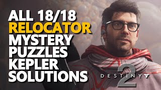 All Relocator Mystery Puzzles Kepler Destiny 2