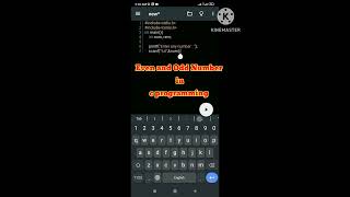 How to Check if a Number is Even or Odd in C | Programming Tutorial #cprograms #EvenandOdd #coding