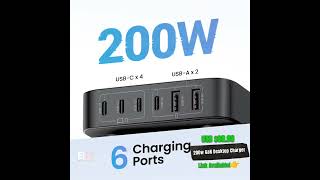 200w GaN Desktop Fast Charger #aliexpress #samsung #gift