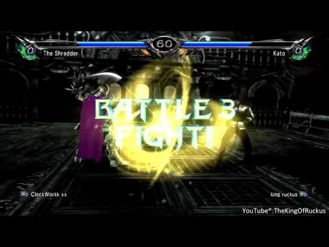 Soul Calibur V - Kato vs. The Shredder