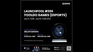 🌟GateLive | Launchpool、CandyDrop and Alpha (ESPORTS)