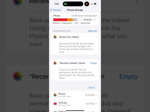 iPhone app storage full