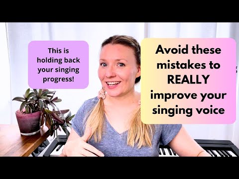 Avoid these mistakes to improve your singing skills and unlock beautiful singing voice