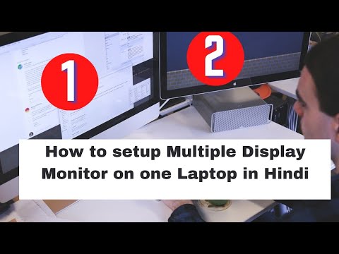 how to setup multiple monitors with one laptop #display #monitor