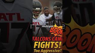 Too Far? Falcons Throw Hands at Camp #nfl2025
