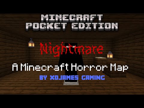 Minecraft PE [ 𝙉𝙞𝙜𝙝𝙩𝙢𝙖𝙧𝙚 ] Horror Map w/@OldAccount09-s8g