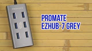 Распаковка Promate EZHub-7 Grey