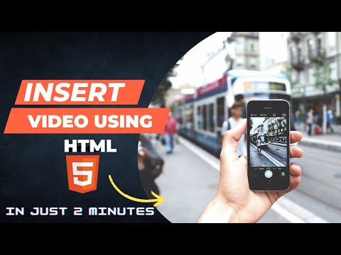 HOW TO ADD VIDEO🎥 IN HTML | INSERT VIDEO  INTO A WEBSITE USING HTML5 IN JUST 2 MINUTES | Safdar Ali