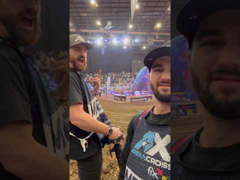 The boys taking flight at AX✈️ #fmx #arenacross #axuk #TMB