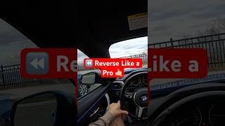 How to reverse out of a Parking spot like a Pro!? #bmw #pov #howto