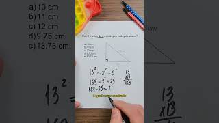 Pythagorean Theorem #mathematics #enem #competitions #education #teacher