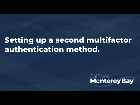 Tech Tip: Setting up a second (or third) multifactor authentication method as a back-up.