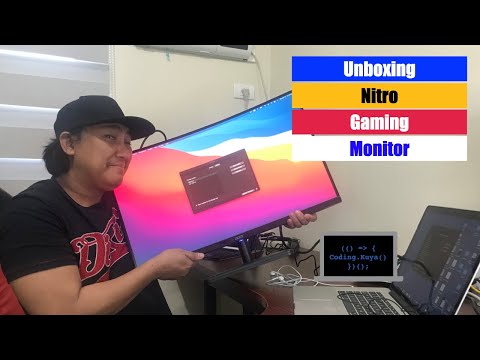 Unboxing the Nitro Gaming Monitor was a LOT of FUN! This gaming monitor is a very good buy.