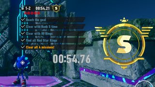 Sonic Frontiers: Cyber Space Level 1-2 (S-Rank)