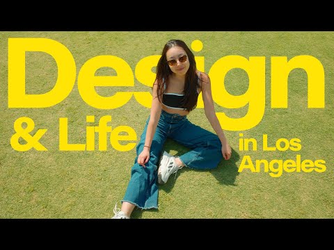 life as a 25 y/o freelance designer in la | new vlog setup, client launches, and favorite museums