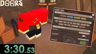 Doors admin panel speedrun (next room) 3:30