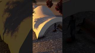 Smart Use of Curviloft Plugin sketchup#shorts #sketchup #lumion