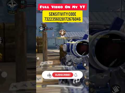 Best Sniper Sensitivity In #codm X @GanythYT 🔥🔥🔥🔥🔥🔥 #callofdutymobile #trending #viral #shorts #X