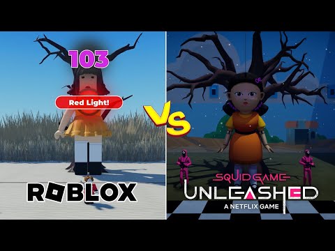 Squid Game: Unleashed VS Roblox Squid Game | Gameplay Comparison