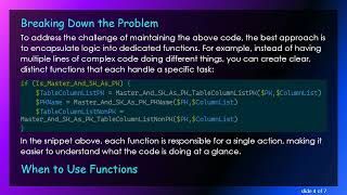 When to Create a New Function in PowerShell for Better Code Maintainability