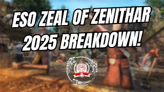 ESO - Zeal of Zenithar 2025 Event Guide!