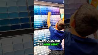 Color Match Challenge at Home Depot! 🟡🟢🔴 #colormatchinggame #homedepot #colormatchgame