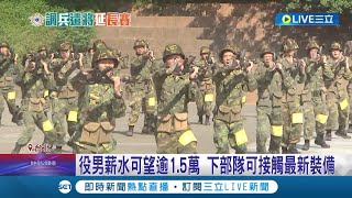 總統擬27日拍板! 95年役男"役期改一年"薪水可望逾1.5萬 下部隊可接觸最新裝備 靠漲薪吸引志願役? 日專家:不如增加役男福利｜記者 葛子綱 程彥豪│【LIVE大現場】20221225│三立新聞台